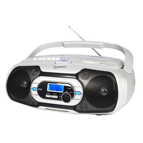 Bluetooth Portable Audio System - CD/MP3/Bluetooth/USB/AUX_0