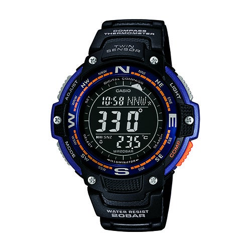 Mens Twin Sensor Temperature/Compass Sport Watch Black_0