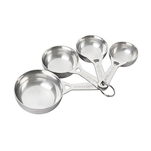 4pc Stainless Steel Measuring Cup Set_0