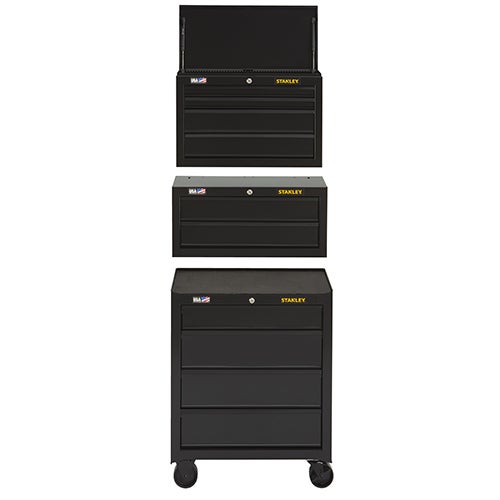 100 Series 26.5" 4-Drawer Rolling Cabinet w/ Top & Middle Chest_0