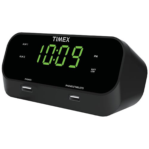 RediSet Dual Alarm Clock w/ Dual USB Charging_0