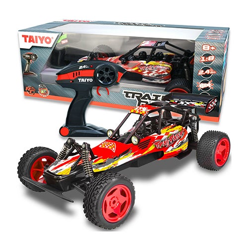 Trail Racer 1:8 Scale Remote Control Car Red_0
