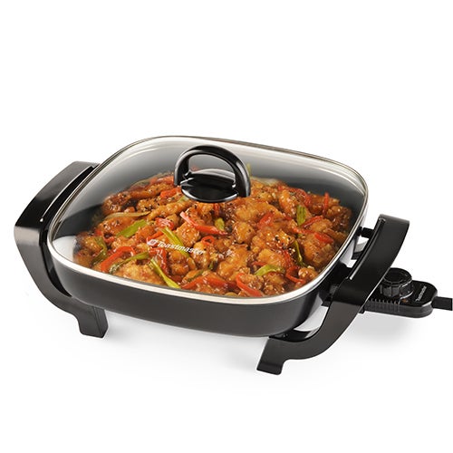 12" Nonstick Electric Skillet w/ Removable Power_0