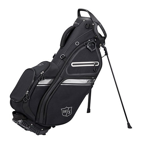Wilson Staff EXO II Stand Golf Bag, Black/Silver_0