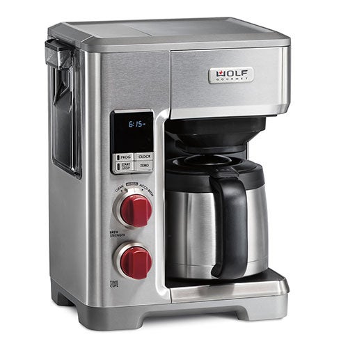 Programmable Drip Coffeemaker Red Knobs_0