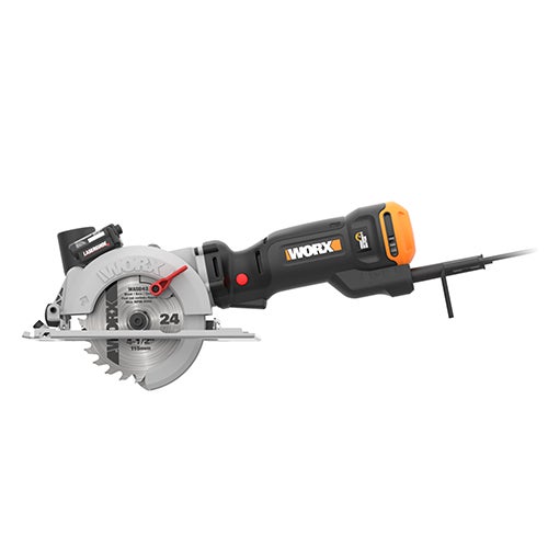 6.5A WorxSaw 4.5" Corded Compact Circular Saw w/ Laser Guide_0