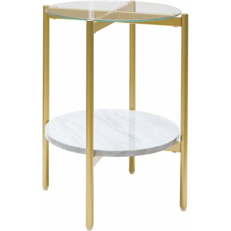 Wynora Contemporary Round End Table_0