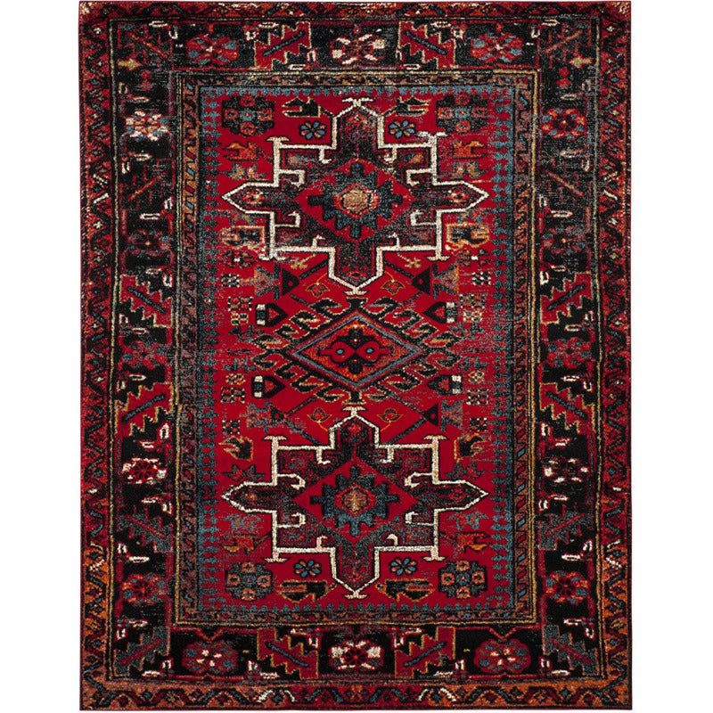 Darius Red Area Rug_0