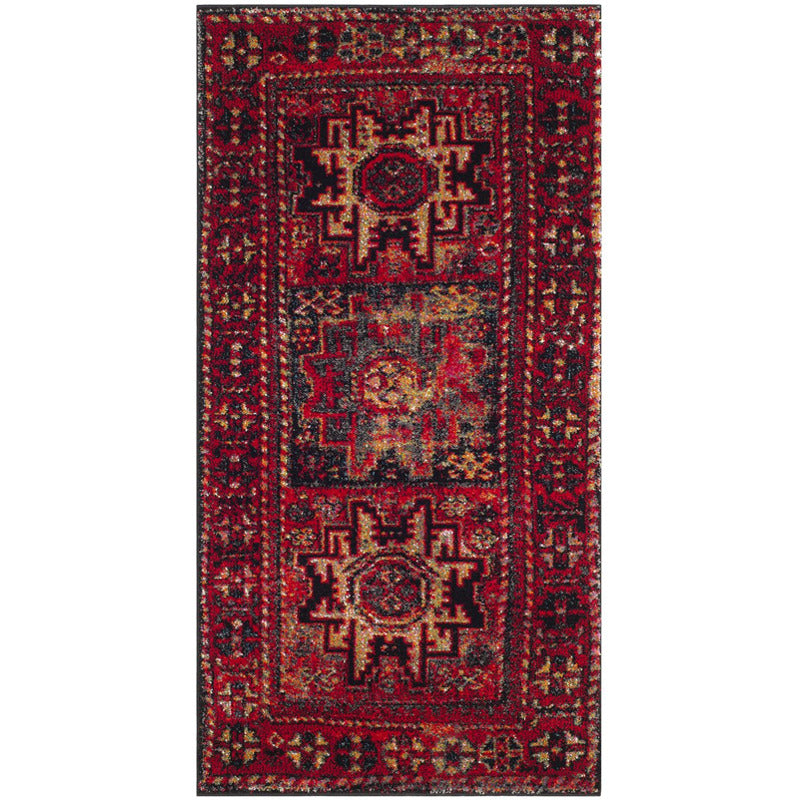 Zagros Red Area Rug_0
