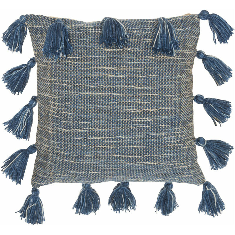 Mina Victory 18" Woven With Tassels Throw Pillow_0