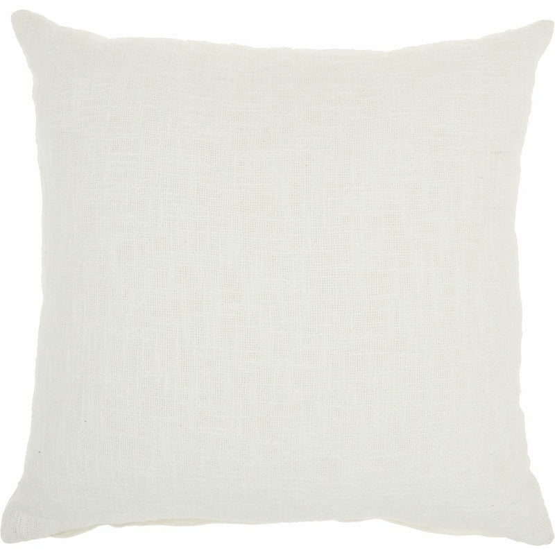 Mina Victory Solid Woven Cotton Throw Pillow_0