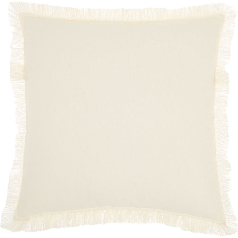 Mina Victory Fringed Solid Throw Pillow_0