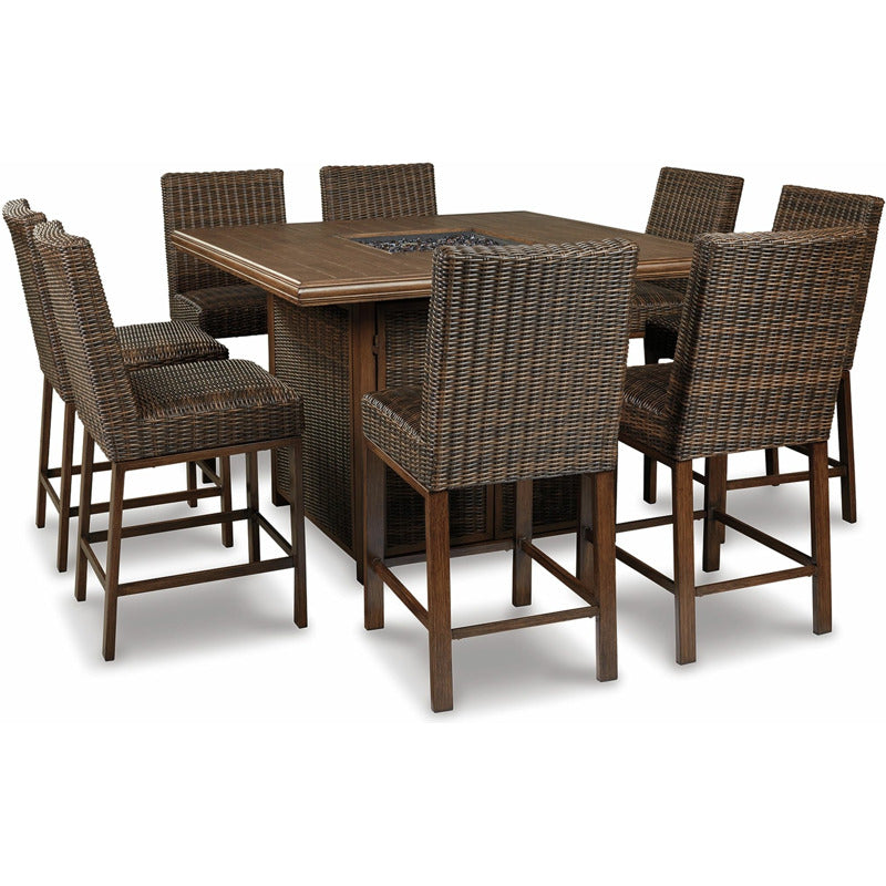 Paradise Trail Outdoor Dining Set -9pc._0
