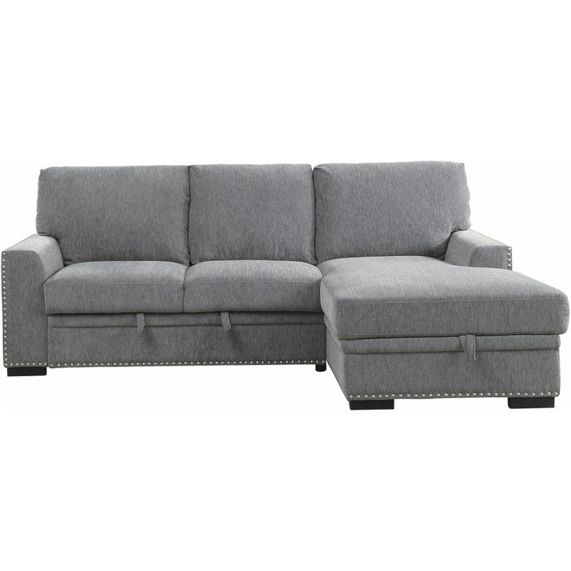 Adelia 2-pc Sectional w/Pull-Out Bed and Right Chaise w/Hidden Storage_0