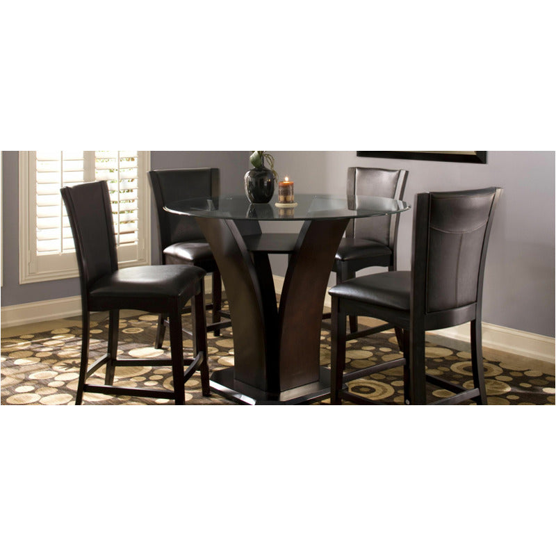 Venice 5-pc. 54" Glass Counter-Height Dining Set_0