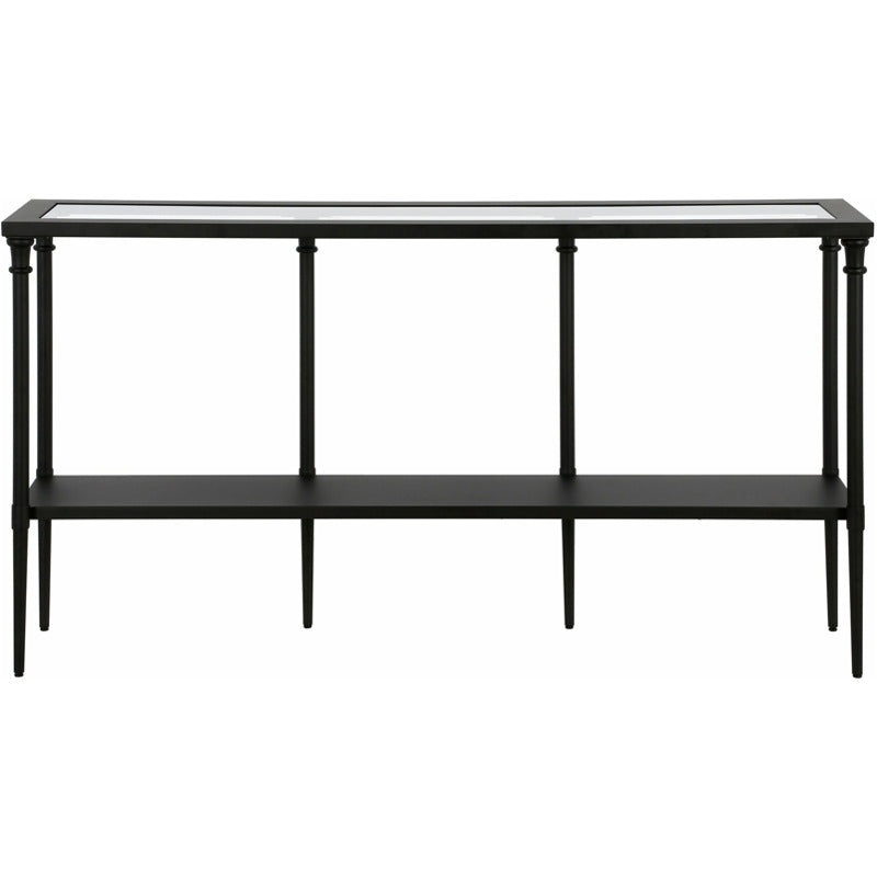 Tina 55" Console Table with Solid Metal Shelf_0