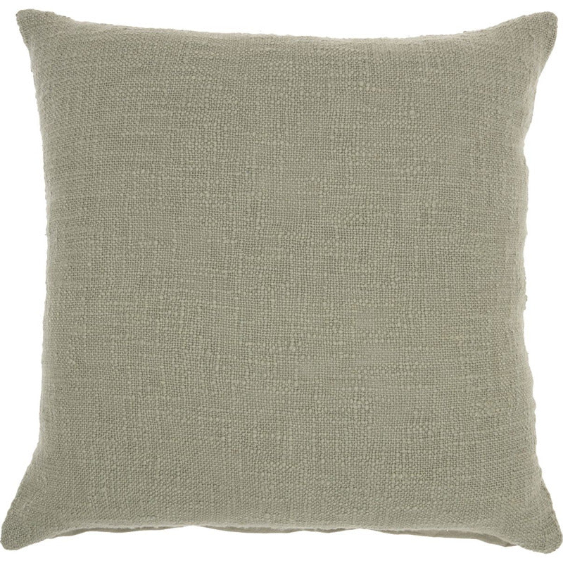 Mina Victory Solid Woven Cotton Throw Pillow_0