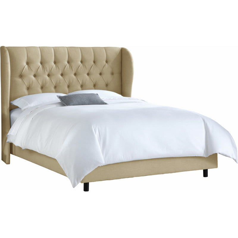 Thayer Tufted Wingback Bed_0