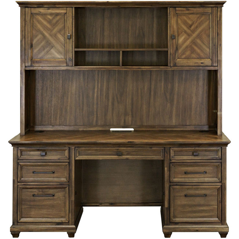 Porter Traditional Wood Hutch With Doors_0