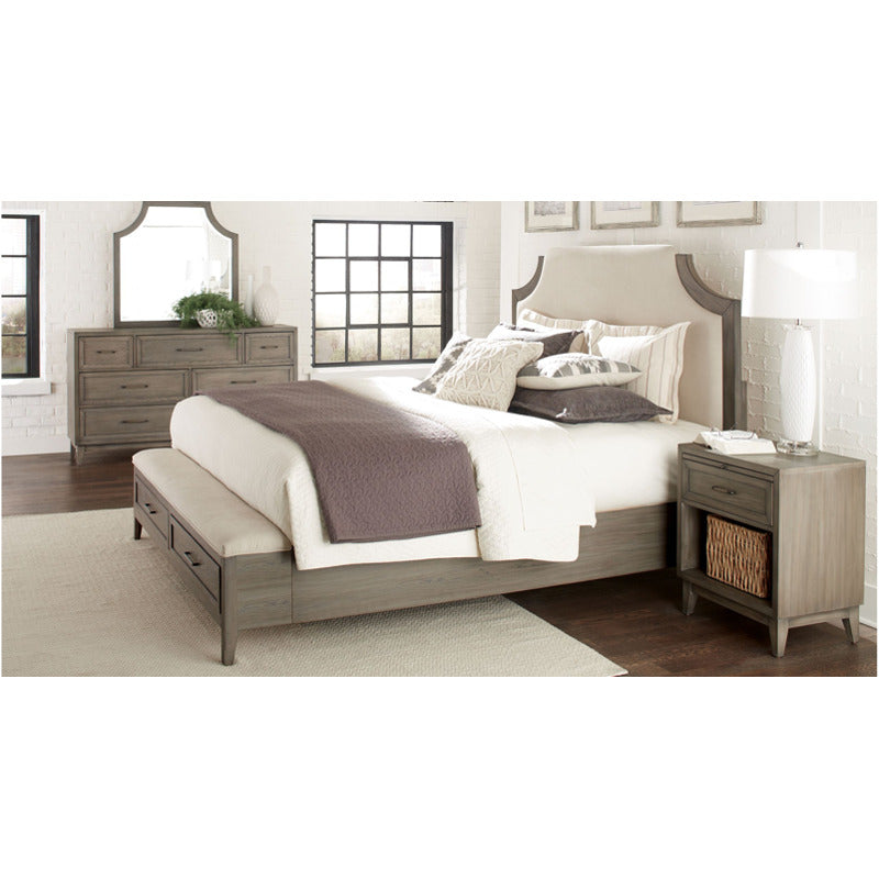 Vogue 4-pc. Upholstered Storage Bedroom Set with Open Nightstand_0