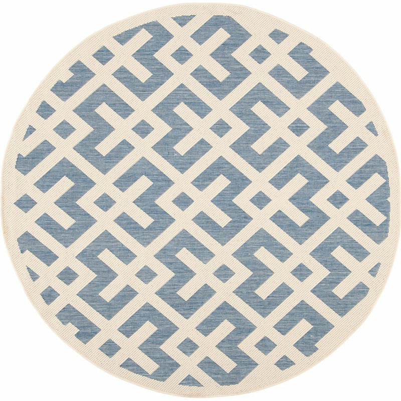 Courtyard Crossing Indoor/Outdoor Area Rug Round_0