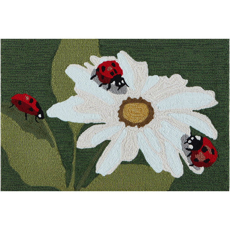 Liora Manne Ladybugs Front Porch Rug_0