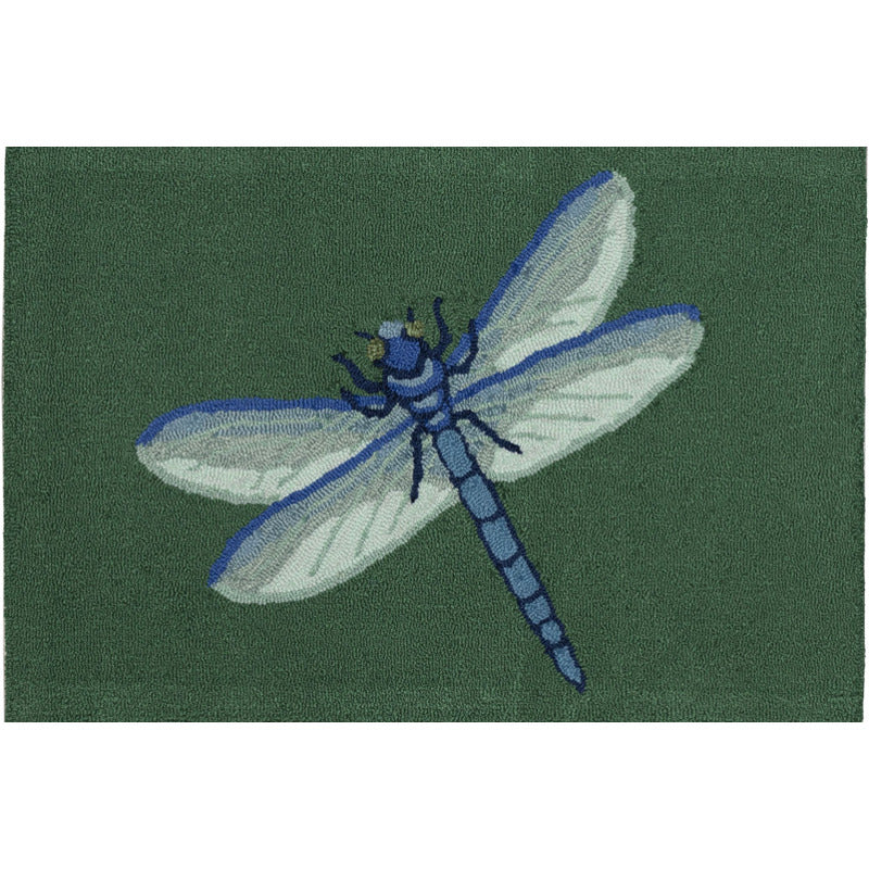 Liora Manne Garden Dragonfly Front Porch Rug_0