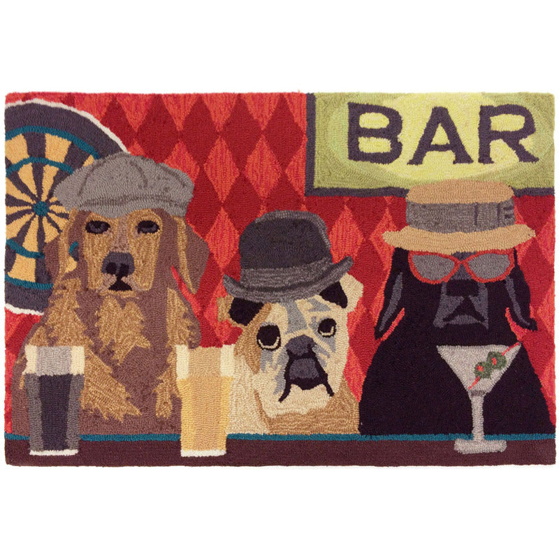 Frontporch Bar Patrol Indoor/Outdoor Area Rug_0