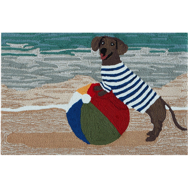 Liora Manne Coastal Dog Front Porch Rug_0