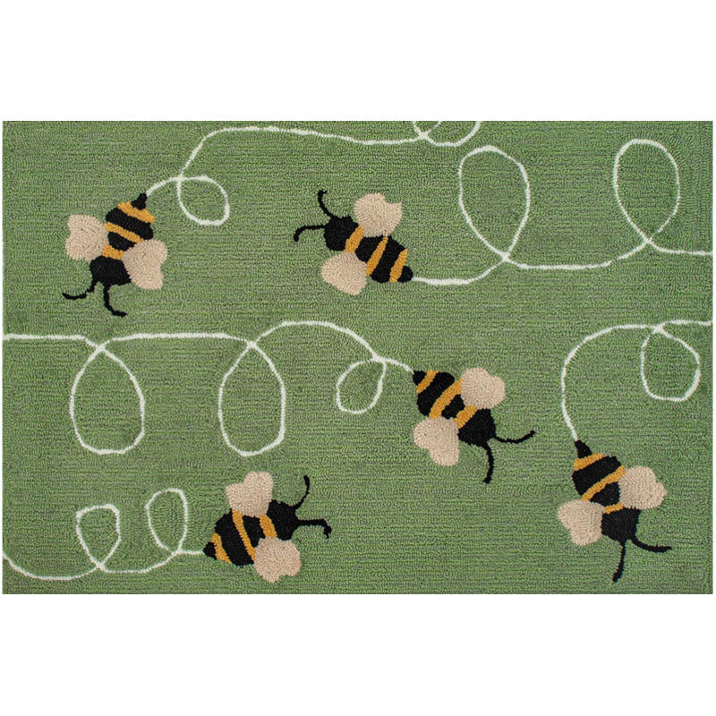 Liora Manne Buzzy Bees Front Porch Rug_0