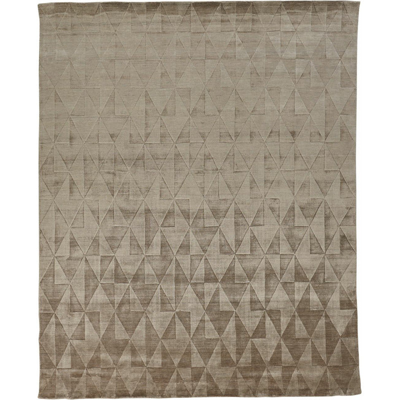 Gramercy Luxe Diamond Viscose High-low Area Rug_0