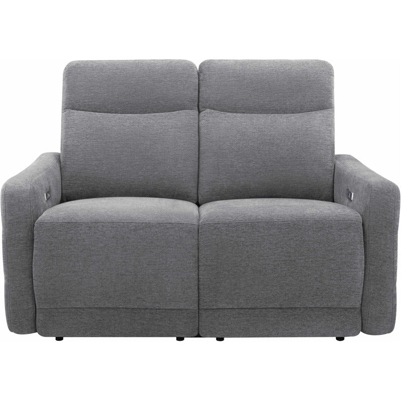 Yardley Chenille Power Loveseat with Power Headrest and Lay Flat_0
