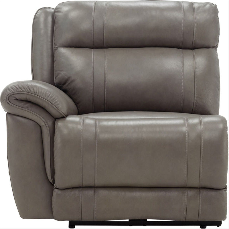 Ridgewood Leather Left Arm Facing Power Recliner_0