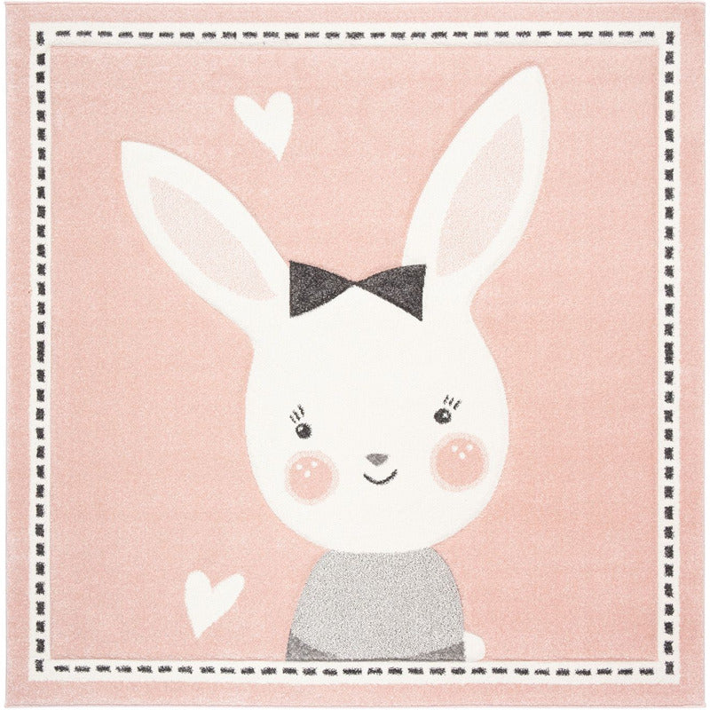 Carousel Bunny Kids Area Rug_0