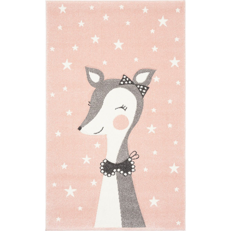 Carousel Deer Kids Area Rug_0