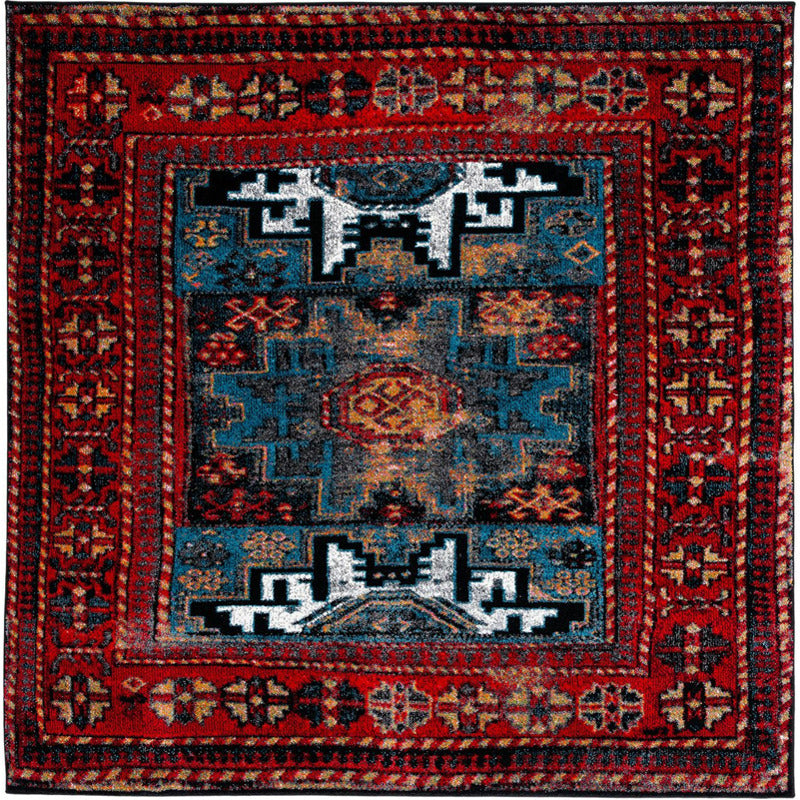 Zagros Red Area Rug Square_0
