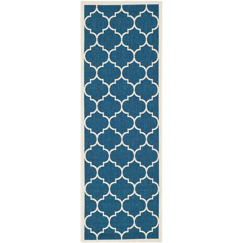 Courtyard Lattice Indoor/Outdoor Runner Rug_0