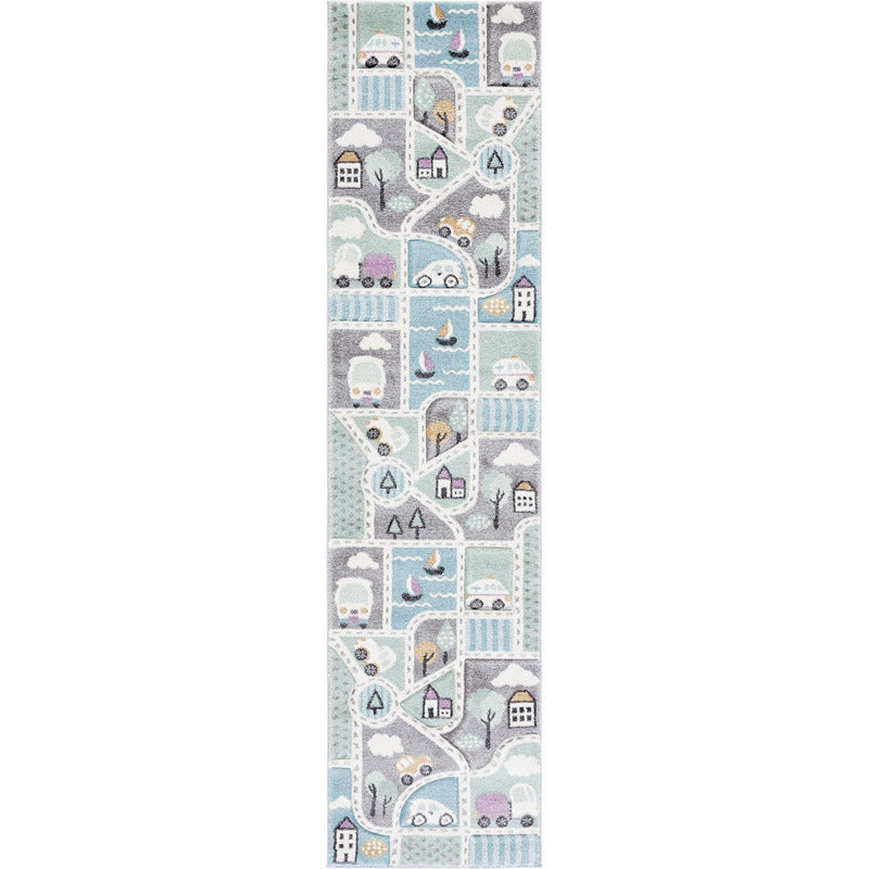 Carousel Cars Kids Runner Rug_0