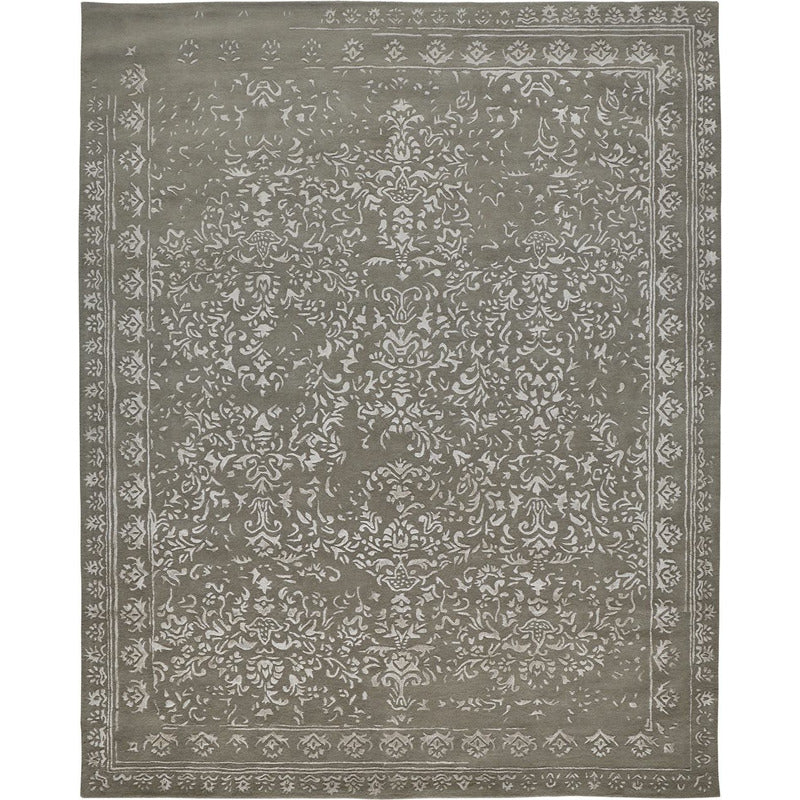 Bella High/Low Floral Wool Area Rug_0