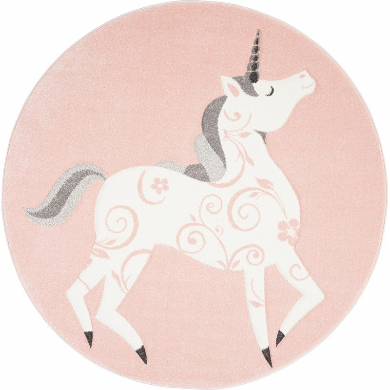 Carousel Unicorn Kids Area Rug_0