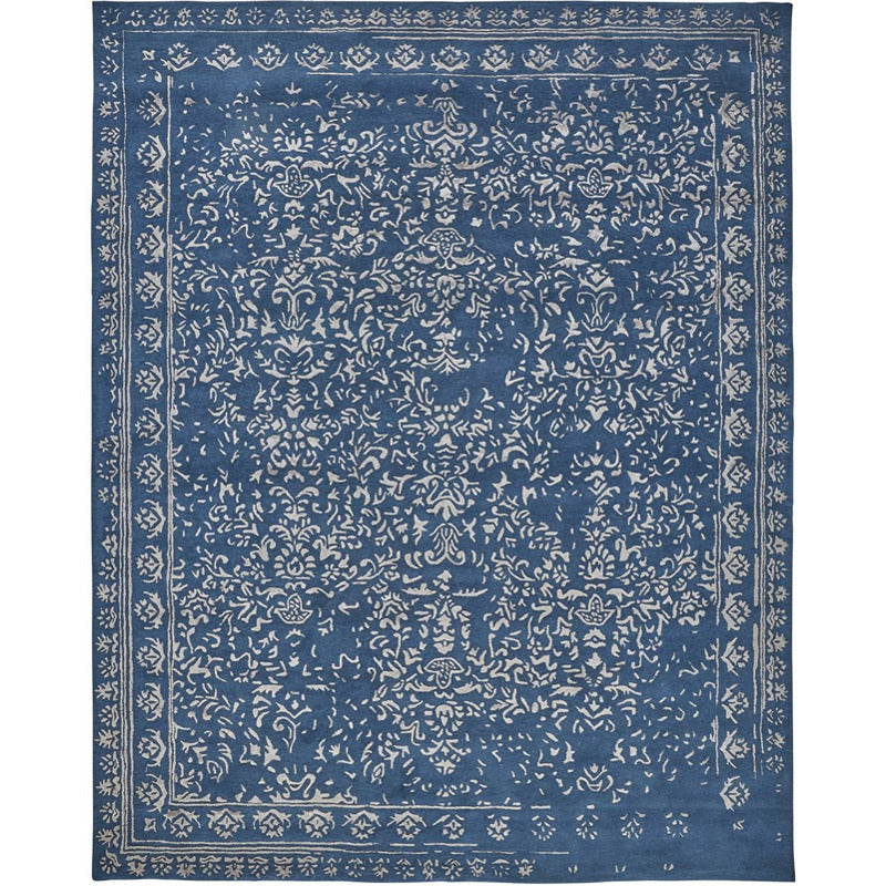 Bella High/Low Floral Wool Area Rug_0