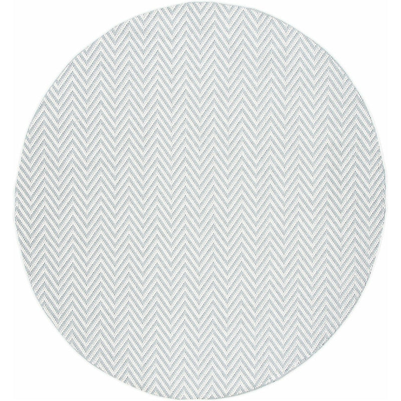 Bermuda Chevron Indoor/Outdoor Round Area Rug_0