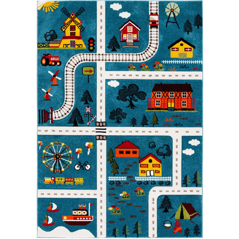 Carousel Town Kids Area Rug_0