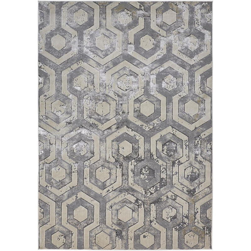 Micah Metallic Architectural Area Rug_0