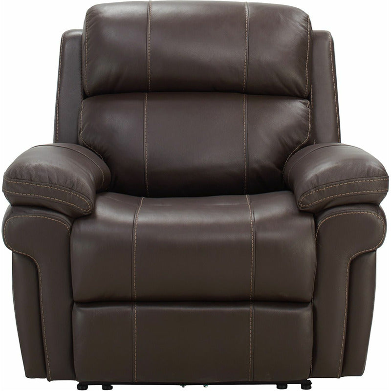 Remsen Leather Power Recliner w/ Power Headrest_0