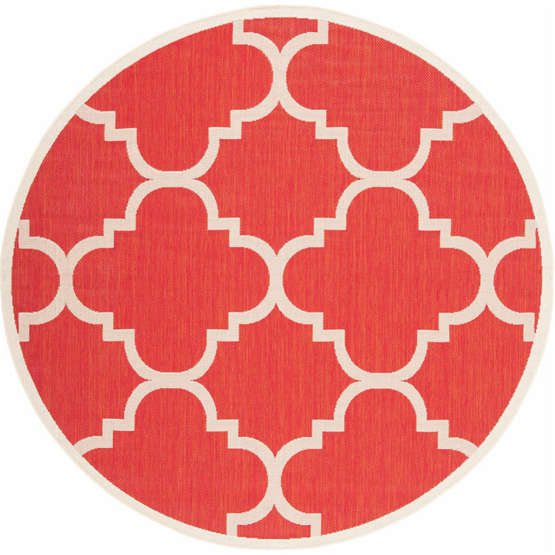 Courtyard Morocco Indoor/Outdoor Area Rug Round_0