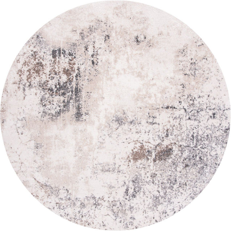 Osbourne Ivory & Gray Area Rug Round_0