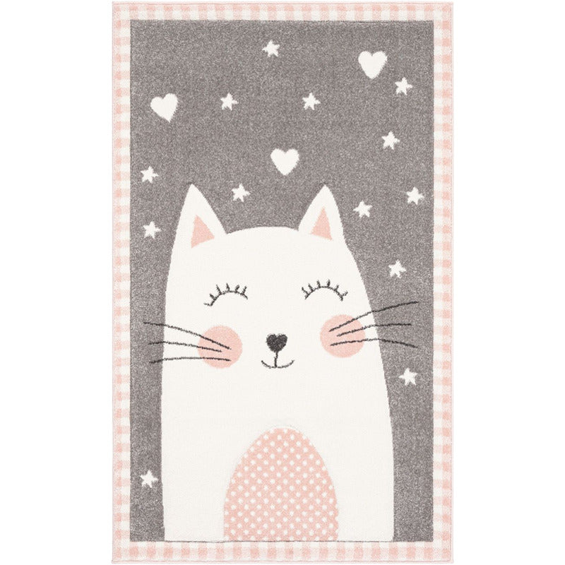 Carousel Kitty Kids Area Rug_0