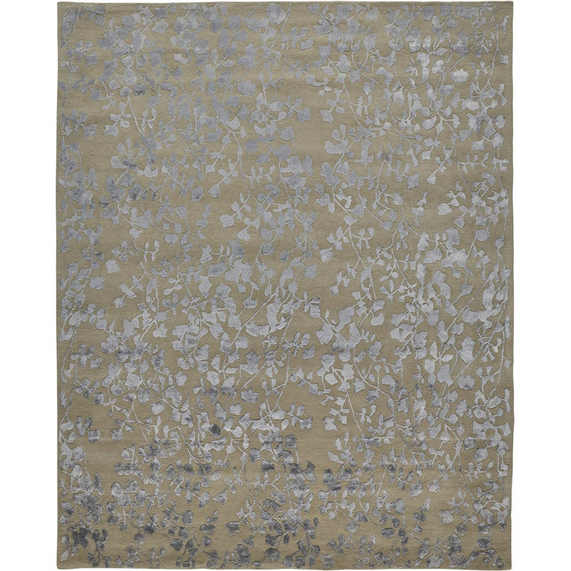 Bella High/Low Floral Wool Area Rug_0