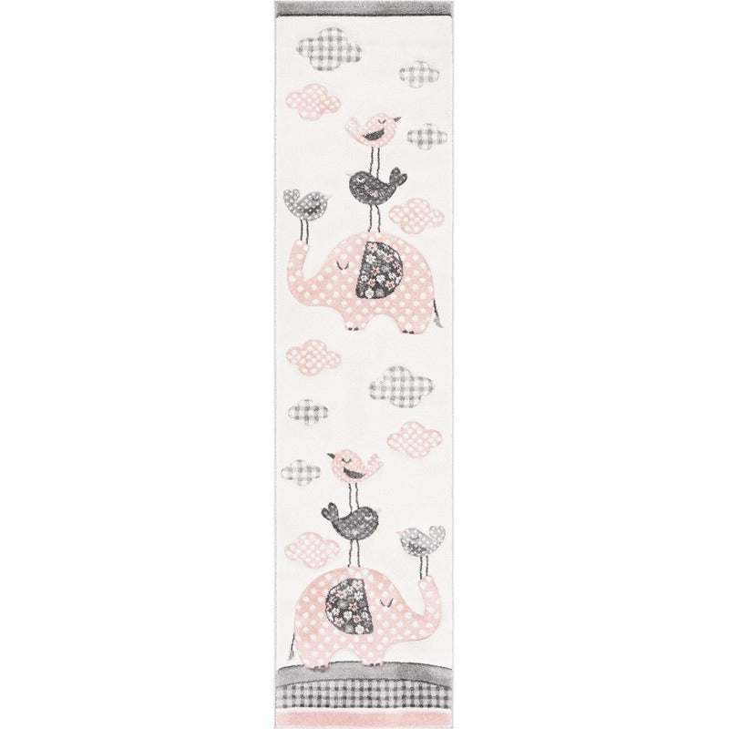 Carousel Elephant Kids Runner Rug_0